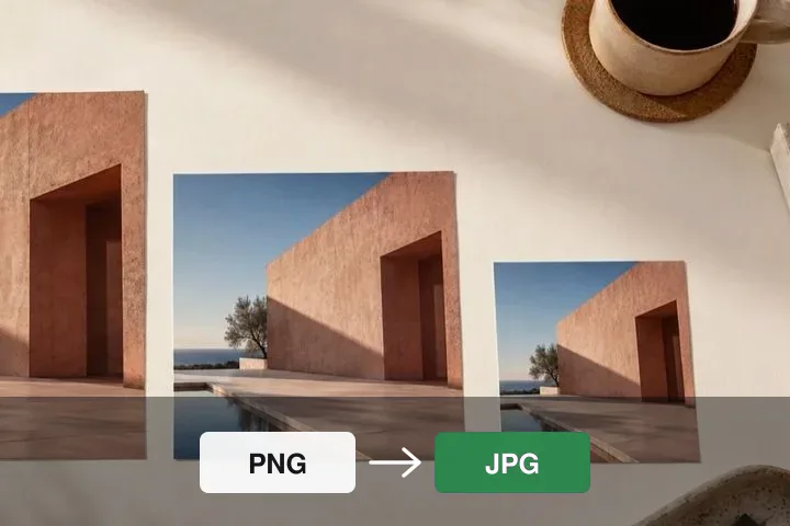 Under the upload limit: Big PNG to JPG under 100 KB